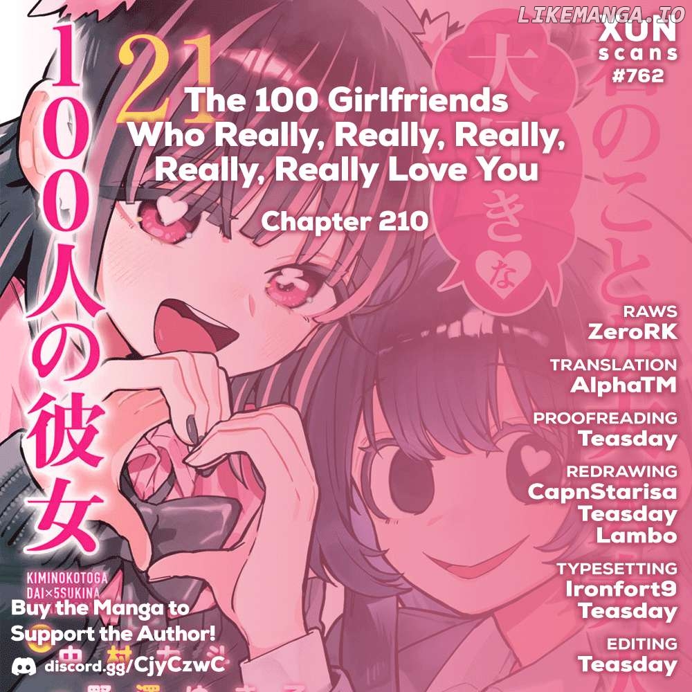 The 100 Girlfriends Who Really, Really, Really, Really, Really Love You Chapter 210 - page 1