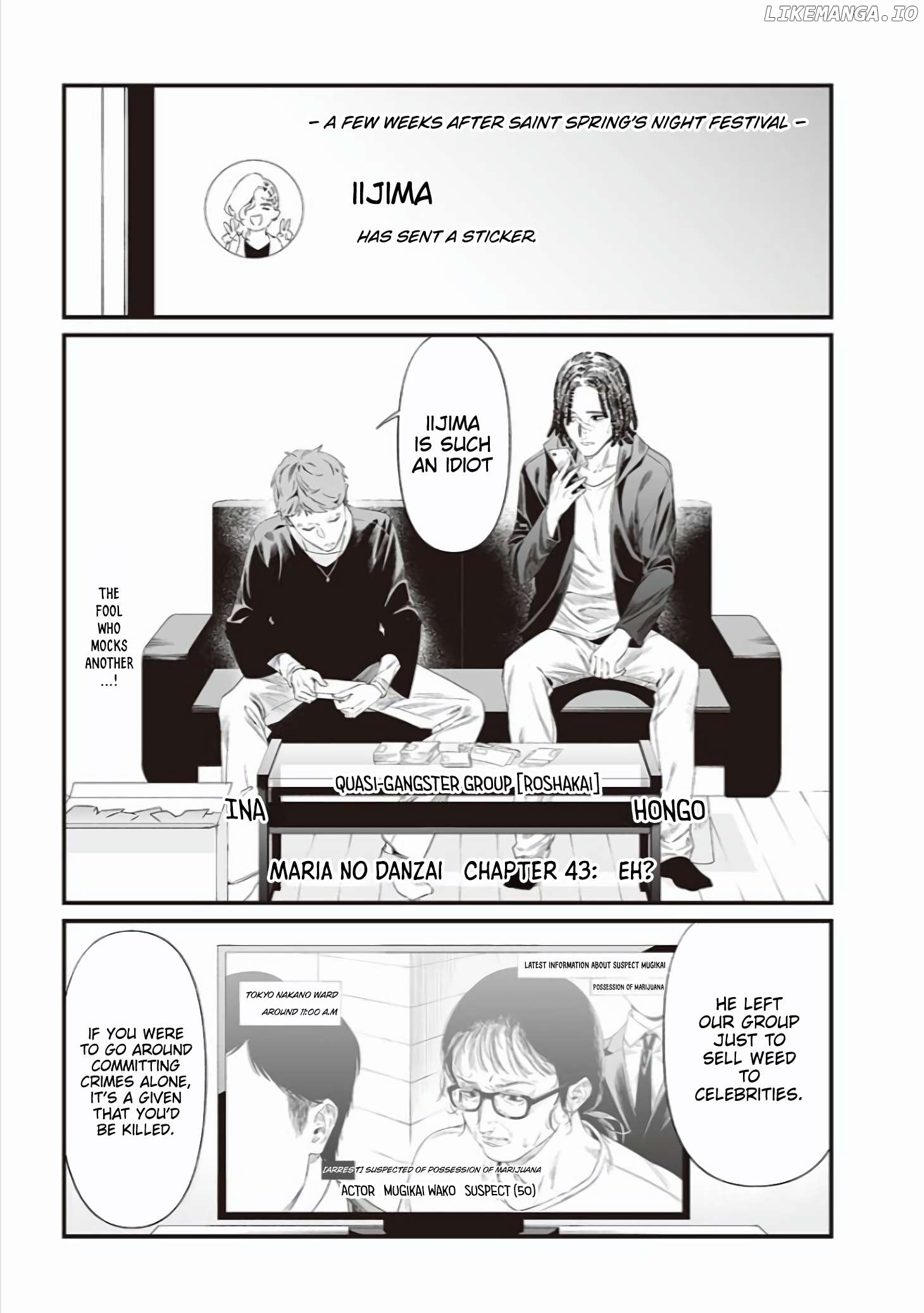 Maria No Danzai Chapter 43 - page 2