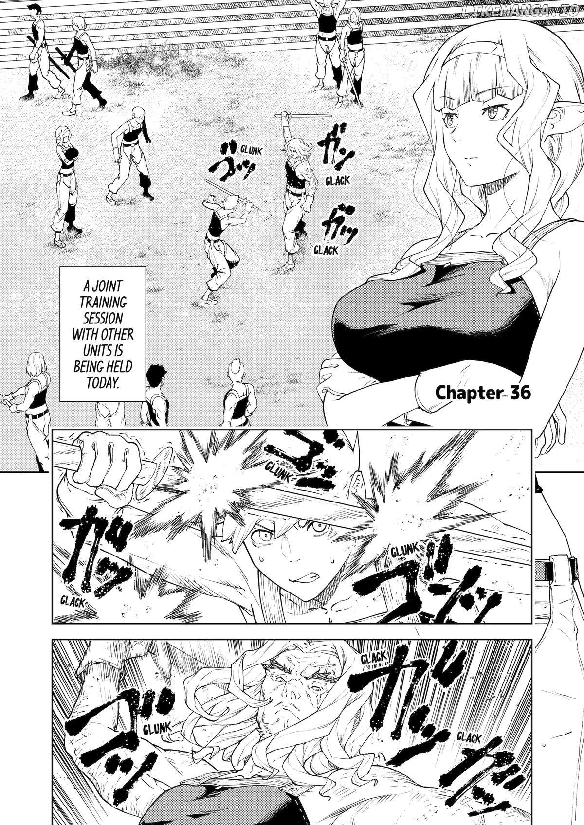 Even The Captain Knight, Miss Elf, Wants To Be A Maiden. Chapter 36 - page 1