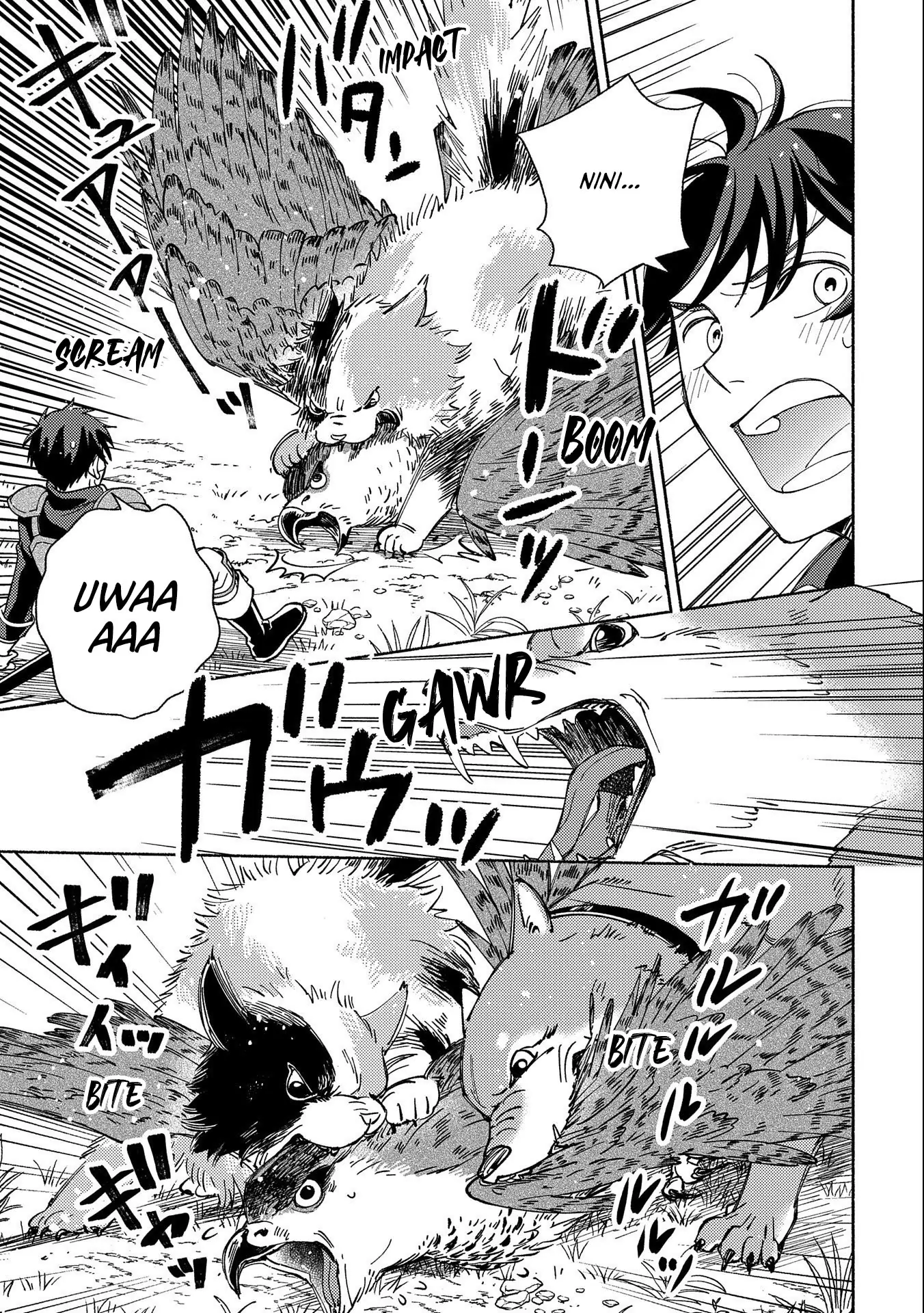 Mofumofu To Mukumuku To Isekai Hyouryuu Seikatsu Chapter 2.2 - page 4