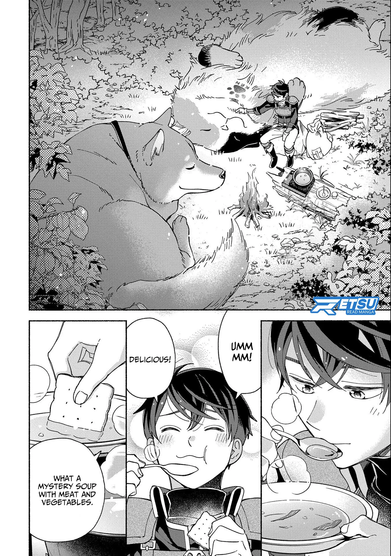 Mofumofu To Mukumuku To Isekai Hyouryuu Seikatsu Chapter 2.3 - page 2