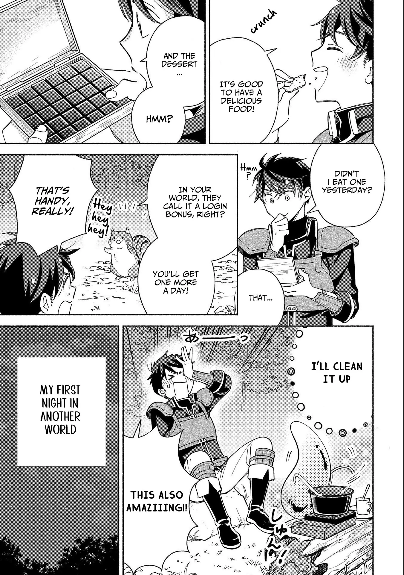 Mofumofu To Mukumuku To Isekai Hyouryuu Seikatsu Chapter 2.3 - page 3