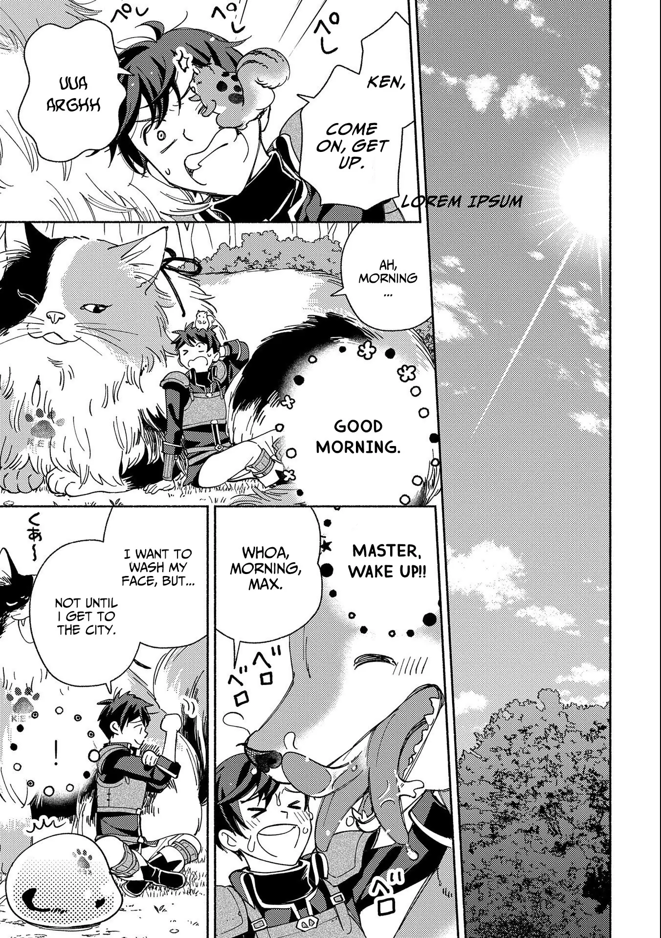 Mofumofu To Mukumuku To Isekai Hyouryuu Seikatsu Chapter 2.3 - page 5
