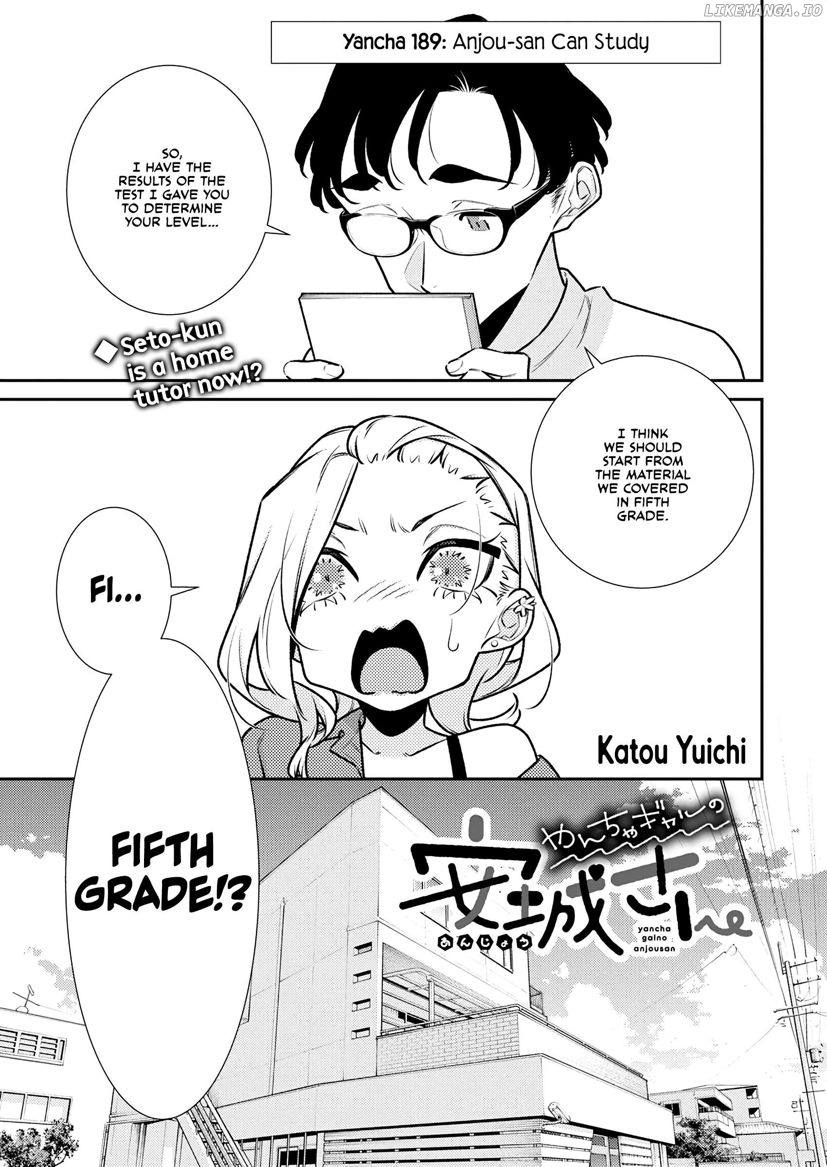 Yancha Gal No Anjou-San Chapter 189 - page 1