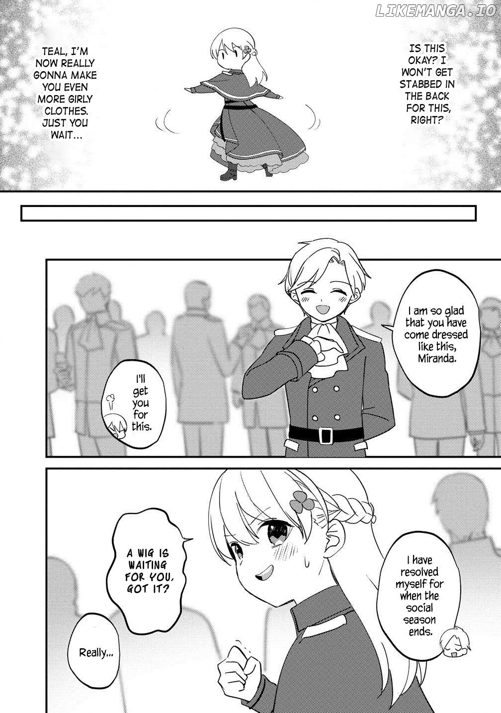 Since I Have Been Reincarnated as the Daughter of a Duke, I, the "Girl Inside," Will Enjoy Being a Girl as Much as I Can! Chapter 24.2 - page 4