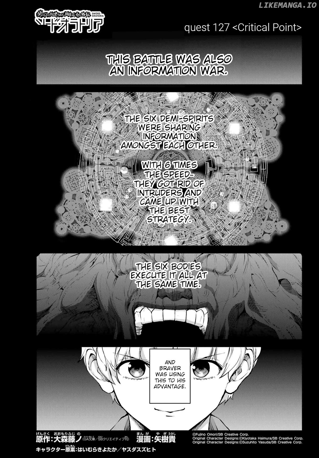 Dungeon Ni Deai O Motomeru No Wa Machigatte Iru Darou Ka Gaiden – Sword Oratoria Chapter 127 - page 1