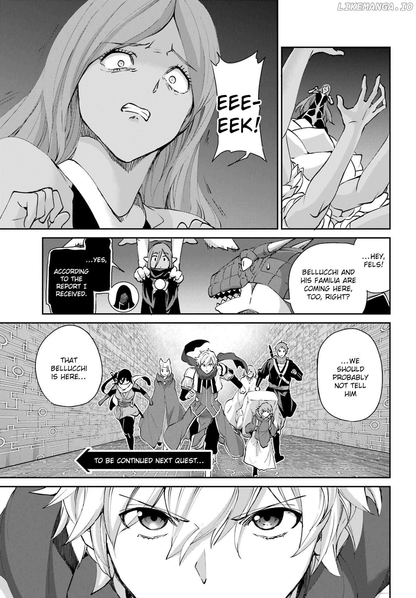 Dungeon Ni Deai O Motomeru No Wa Machigatte Iru Darou Ka Gaiden – Sword Oratoria Chapter 129 - page 55