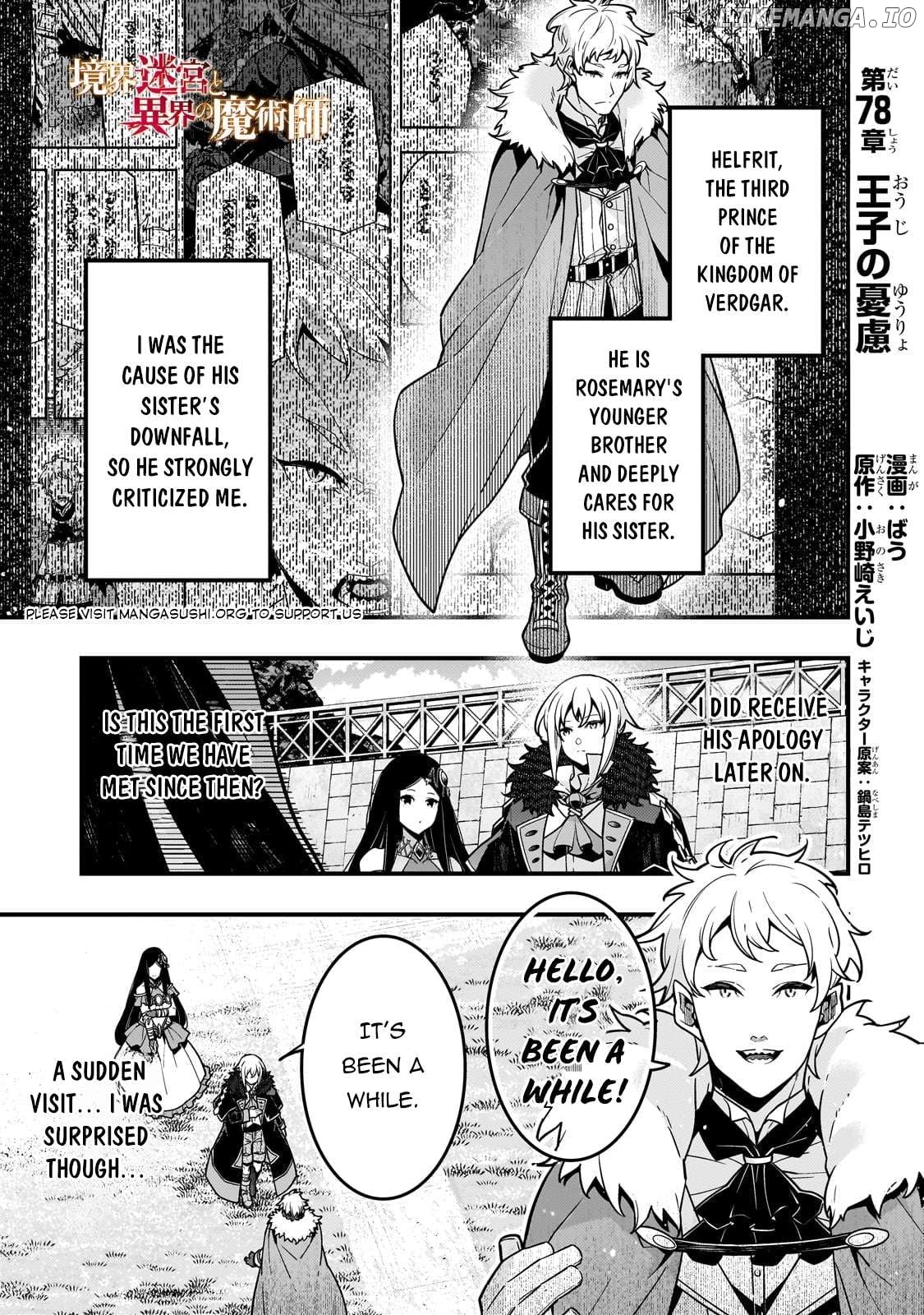 Kyoukai Meikyuu to Ikai no Majutsushi Chapter 78 - page 2