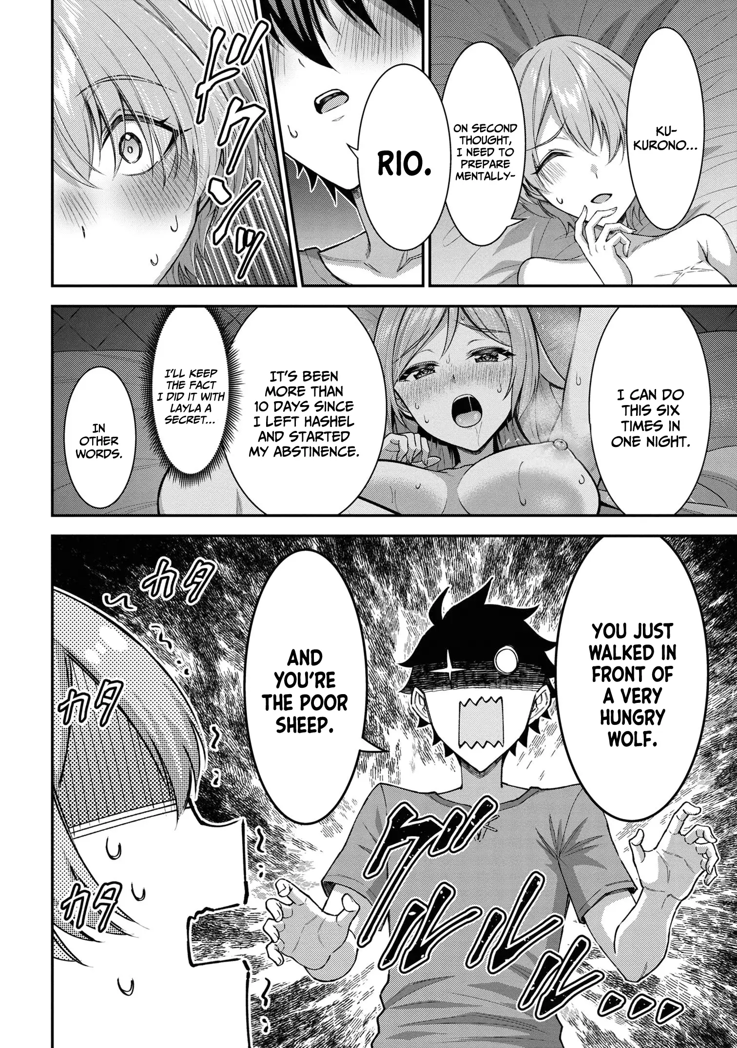 Kuro no Senki II: Isekai Teni Shita Boku ga Saikyou na no wa Bed no Ue dake no You desu Chapter 10.2 - page 8