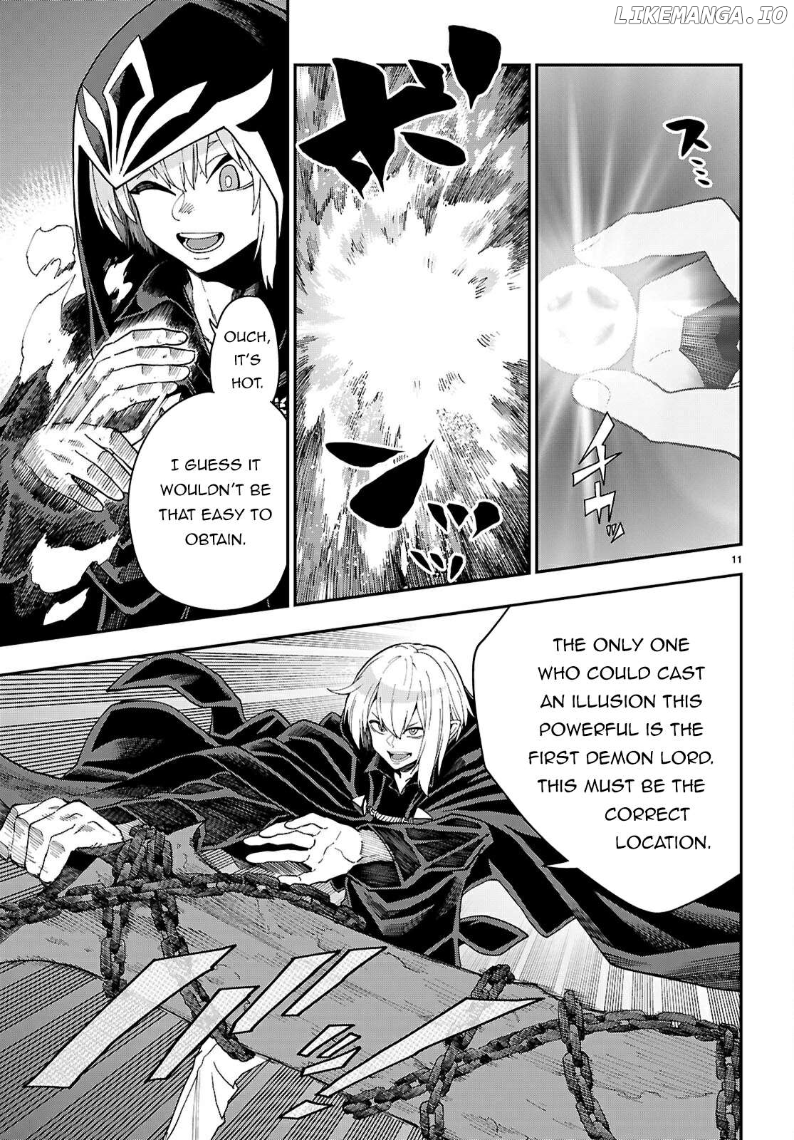 Konjiki no Moji Tsukai - Yuusha Yonin ni Makikomareta Unique Cheat Chapter 117 - page 11