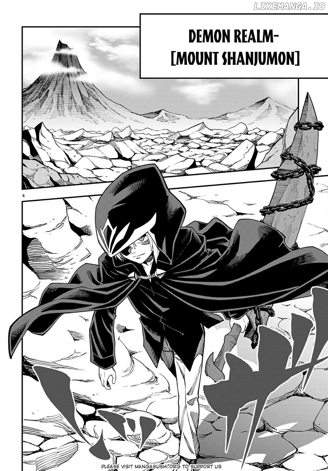 Konjiki no Moji Tsukai - Yuusha Yonin ni Makikomareta Unique Cheat Chapter 117 - page 5