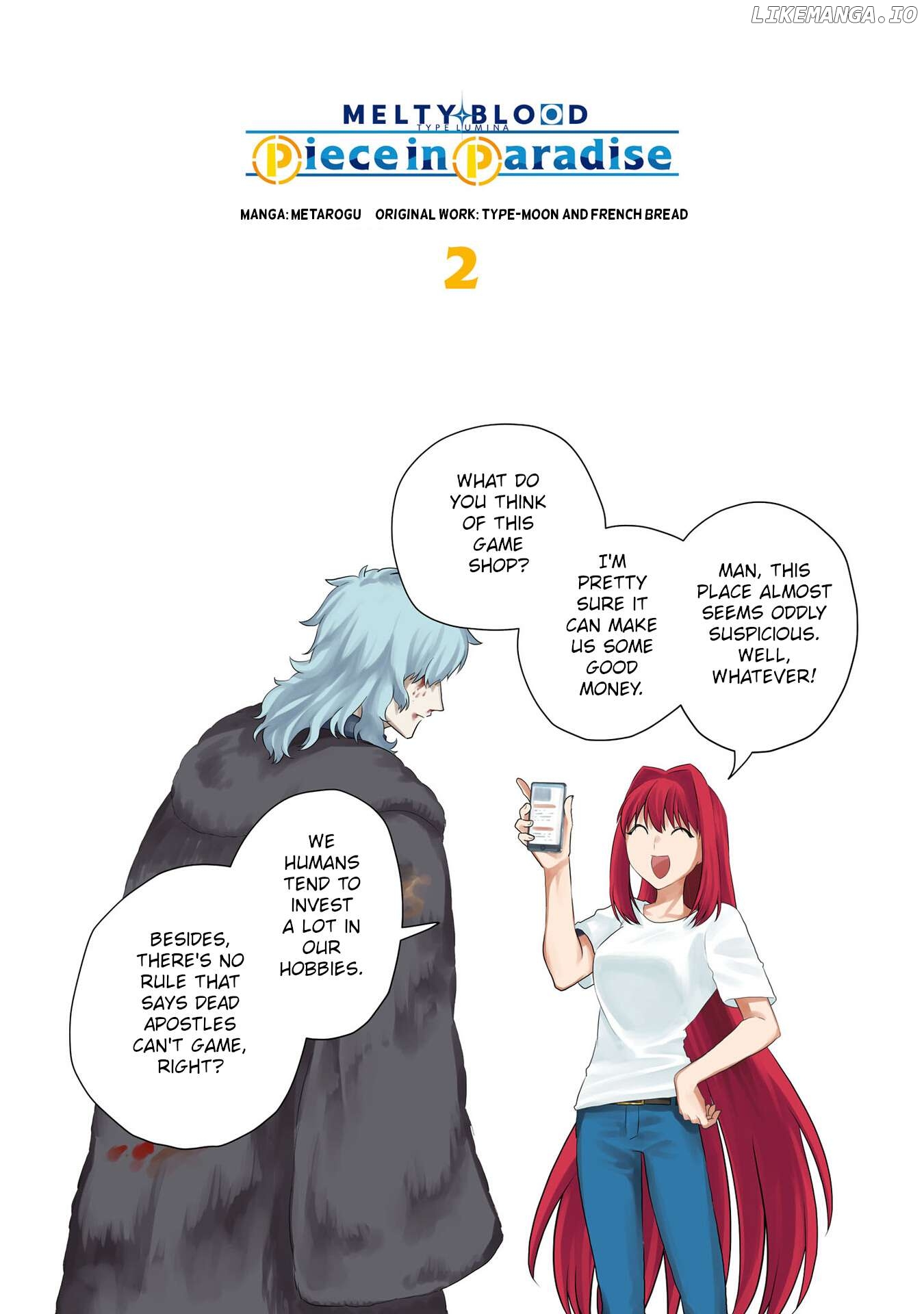 Melty Blood Type Lumina Piece In Paradise Chapter 16.5 - page 1