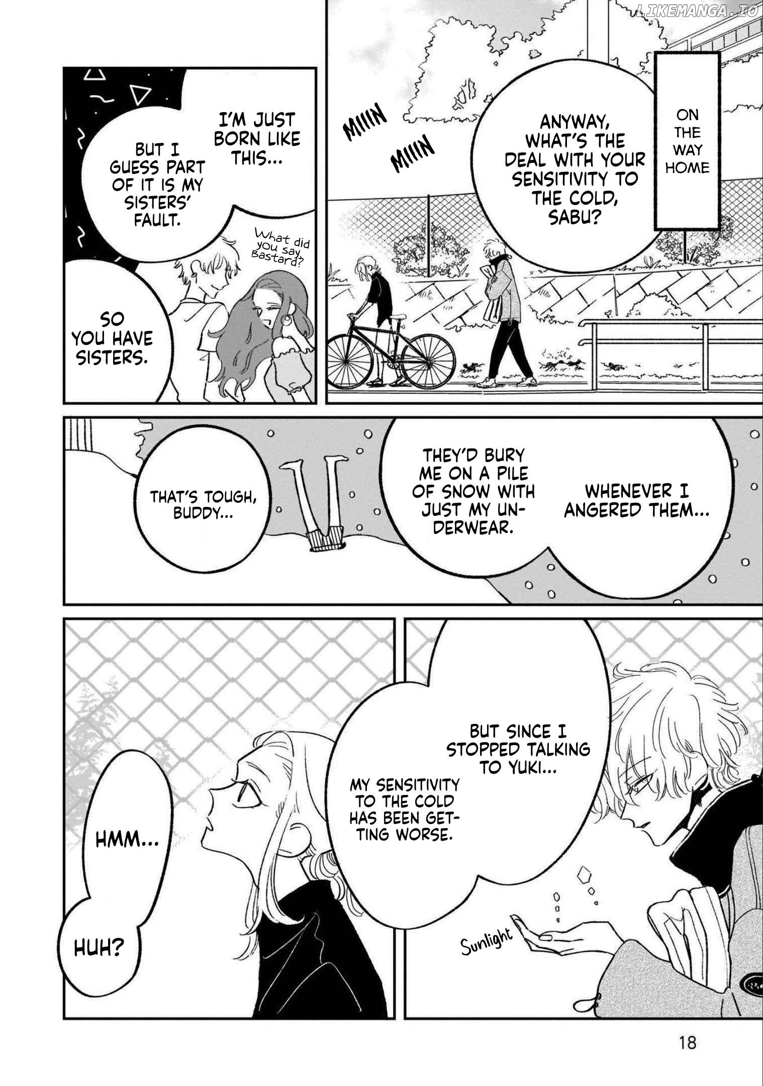 A Boy Sensitive to Cold & a Hard-boiled Girl Chapter 19 - page 22