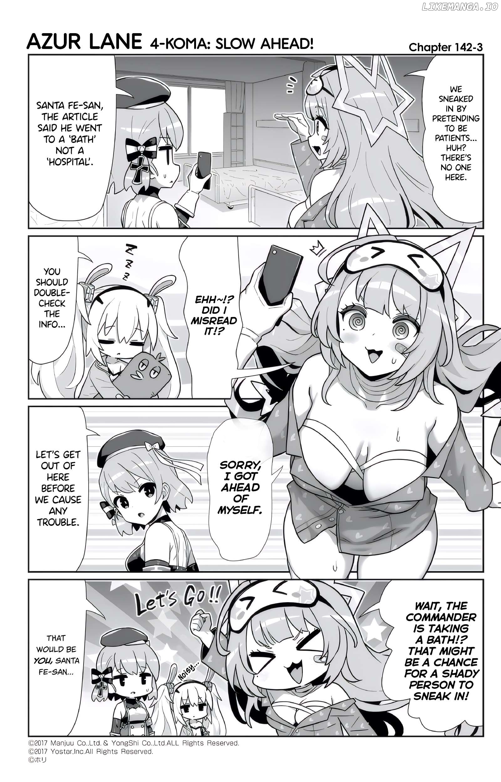 Azur Lane 4-Koma: Slow Ahead Chapter 142 - page 3