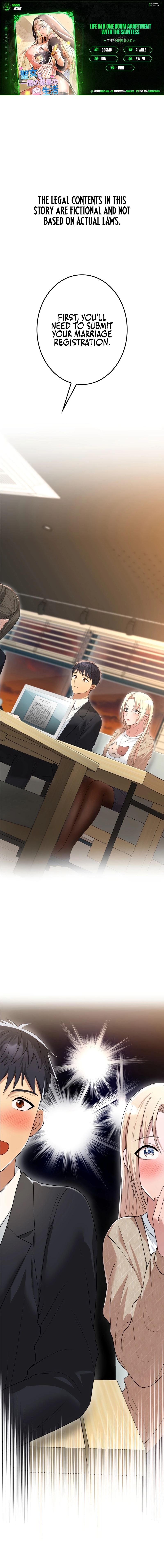 Living in a single room with a Saintess Chapter 12 - page 1