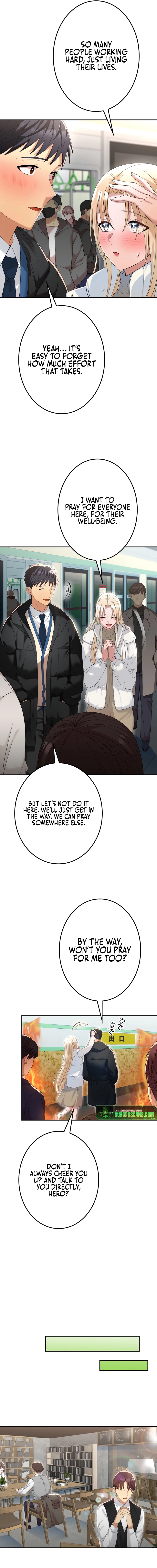 Living in a single room with a Saintess Chapter 14 - page 13