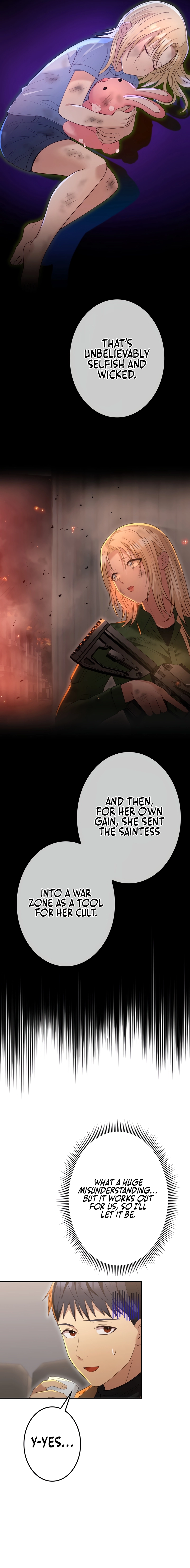 Living in a single room with a Saintess Chapter 17 - page 18