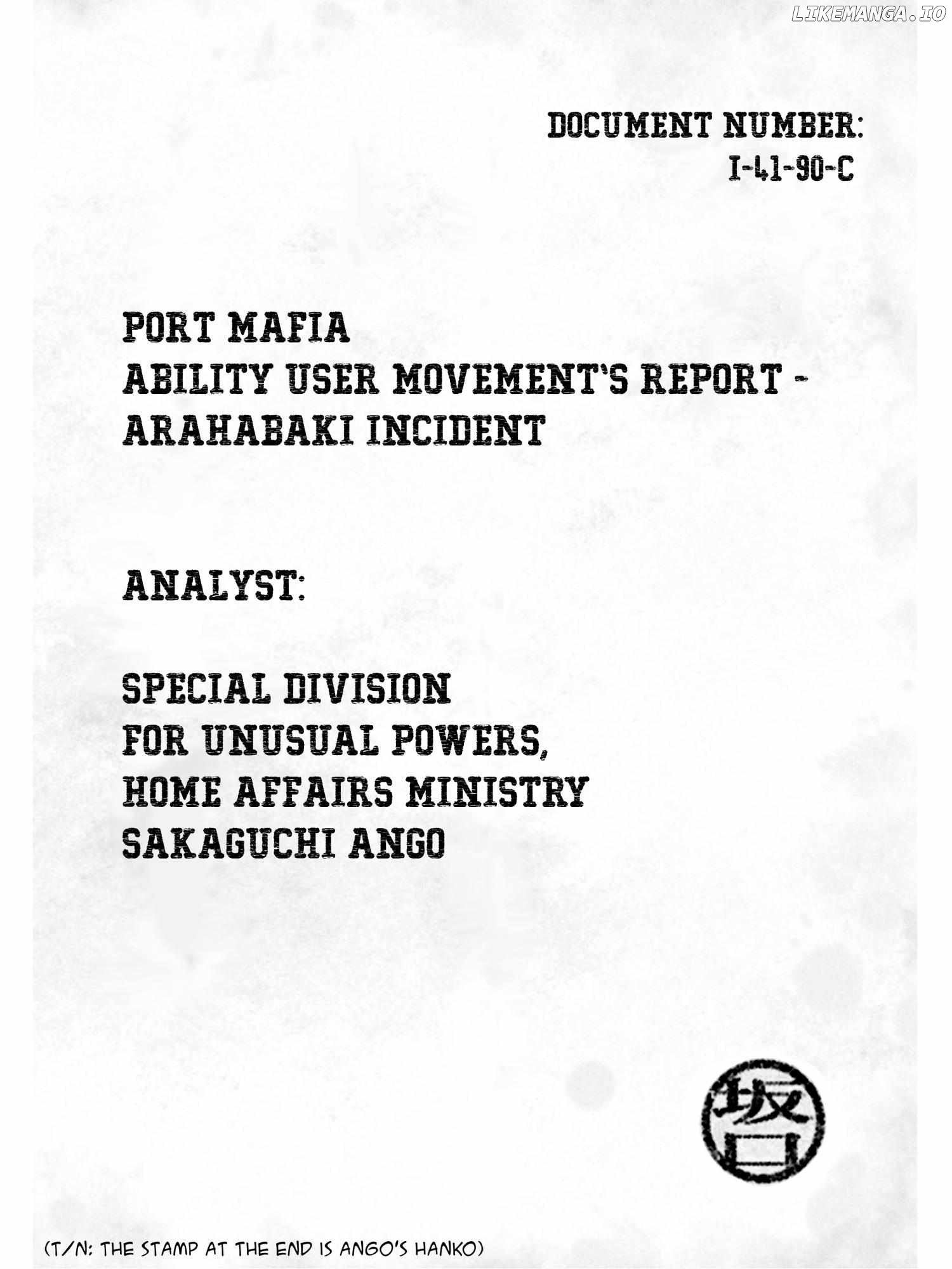 Bungou Stray Dogs: Dazai, Chuuya, Age Fifteen Chapter 23 - page 3