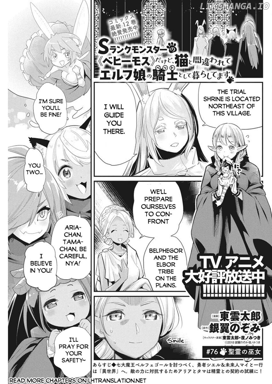 I Am Behemoth Of The S Rank Monster But I Am Mistaken As A Cat And I Live As A Pet Of Elf Girl Chapter 76 - page 2