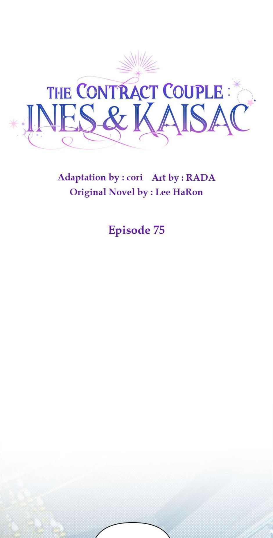 The Contract Couple: Ines & Kaisac Chapter 75 - page 1