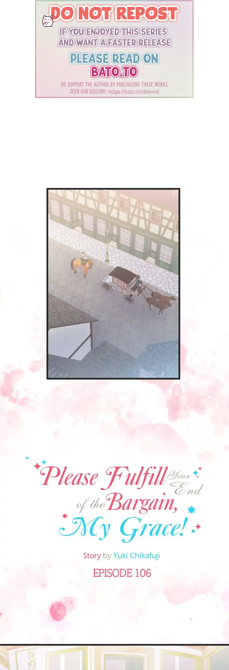 Please Fulfill Your End of the Bargain, My Grace! Chapter 106 - page 1