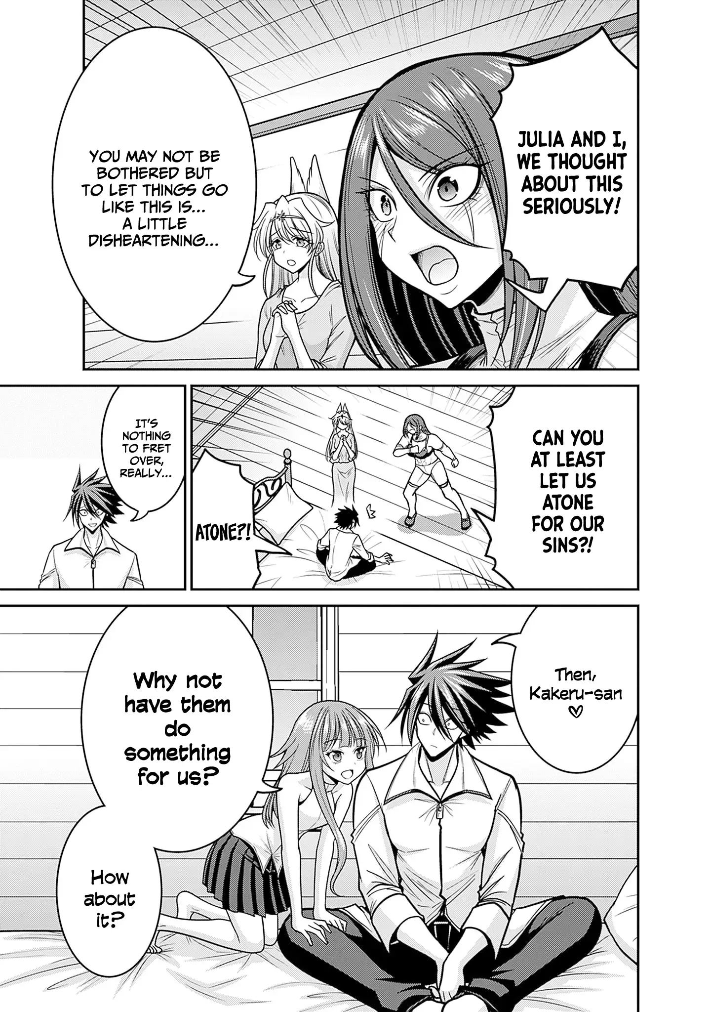 Kujibiki Tokushou Musou Harem-Ken Chapter 49 - page 10
