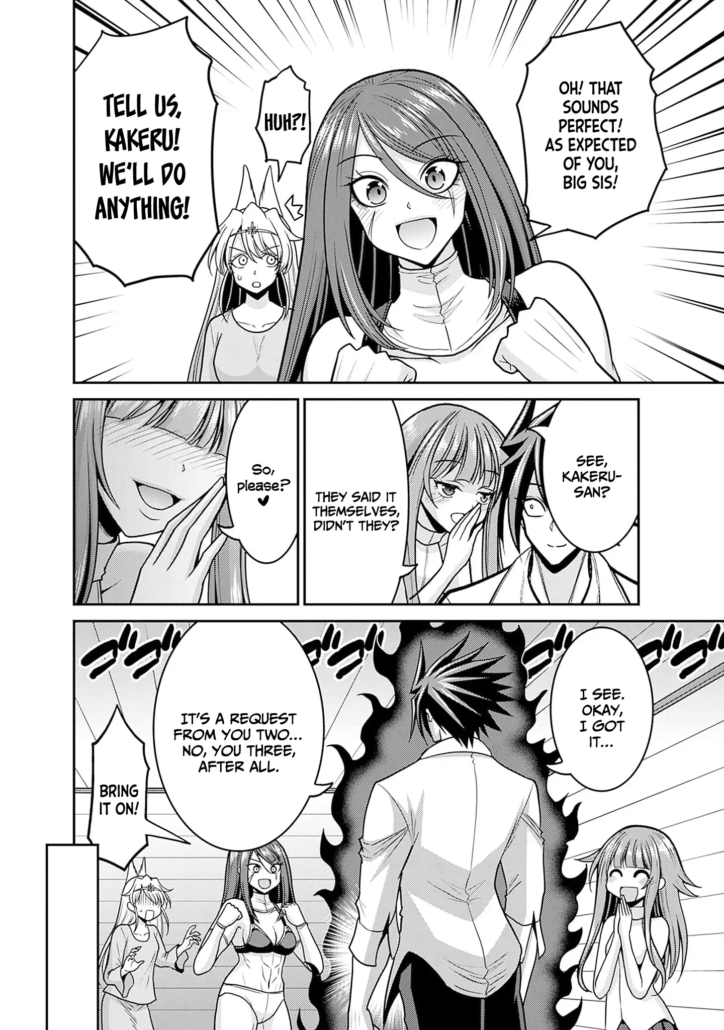 Kujibiki Tokushou Musou Harem-Ken Chapter 49 - page 11