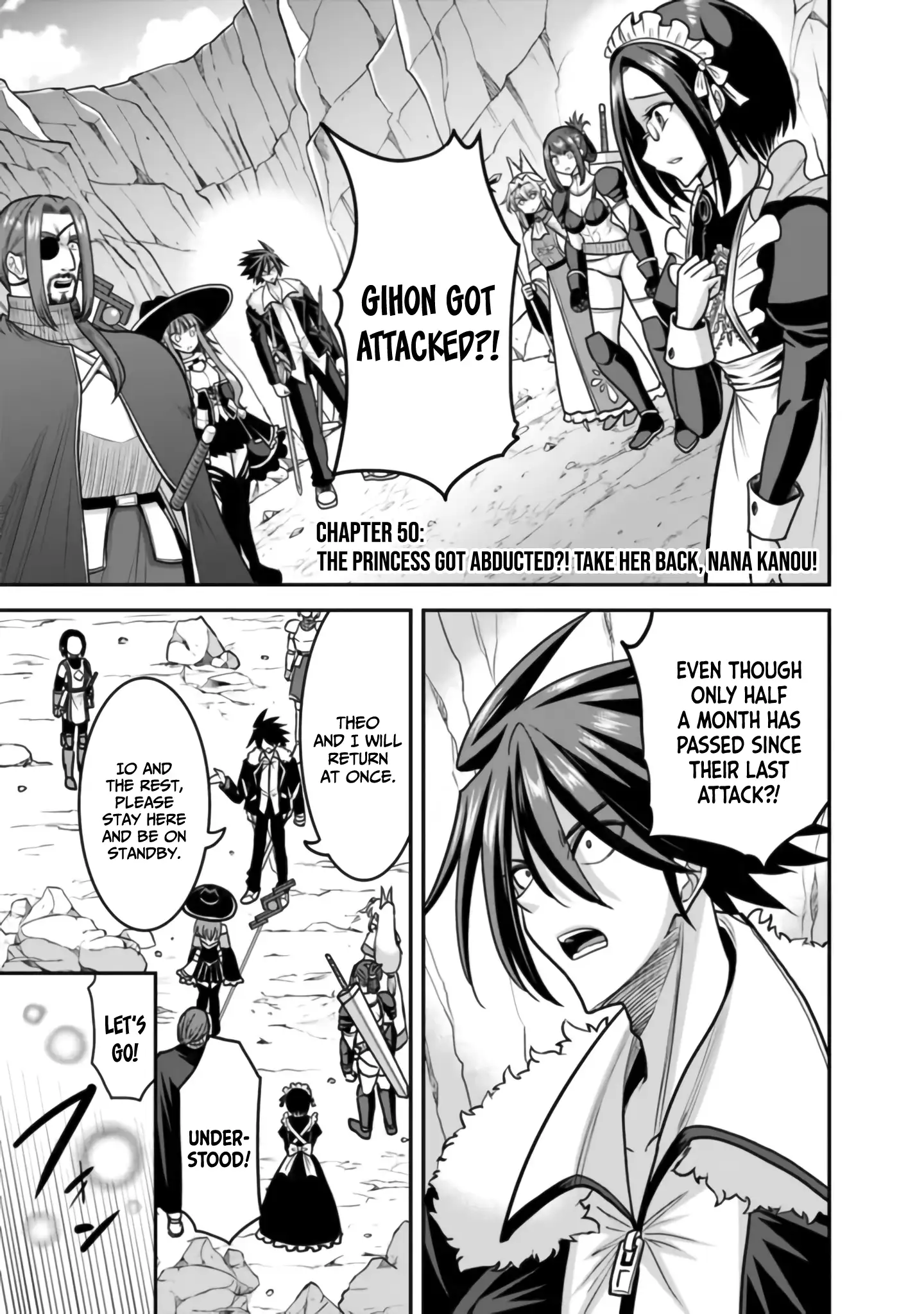 Kujibiki Tokushou Musou Harem-Ken Chapter 50 - page 2