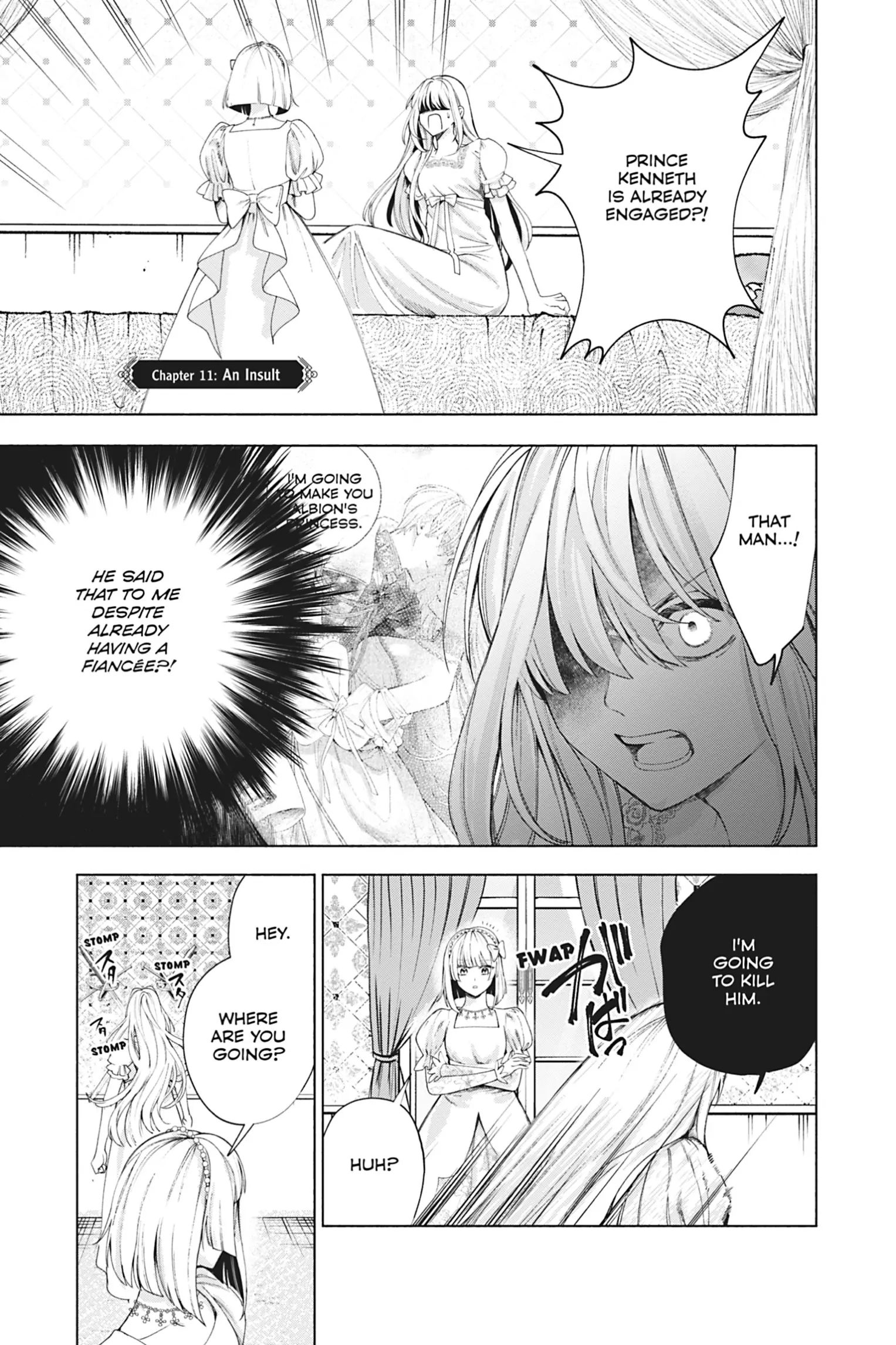 The Young Lady of a District Count Is Sold and Forced to Dote on the Crown Prince of the Neighboring Country Chapter 11 - page 1