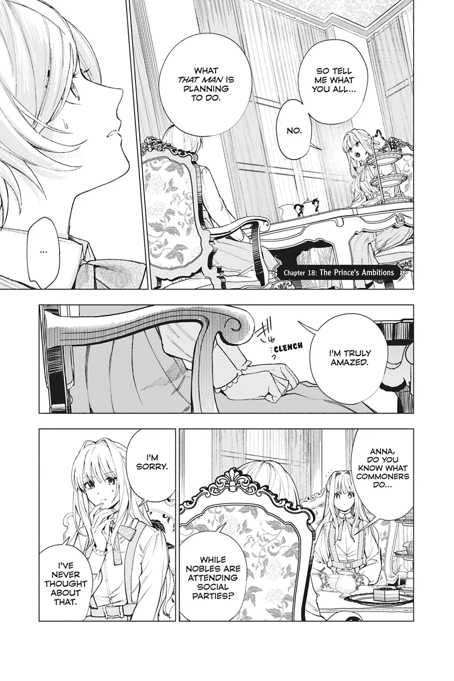 The Young Lady of a District Count Is Sold and Forced to Dote on the Crown Prince of the Neighboring Country Chapter 18 - page 1