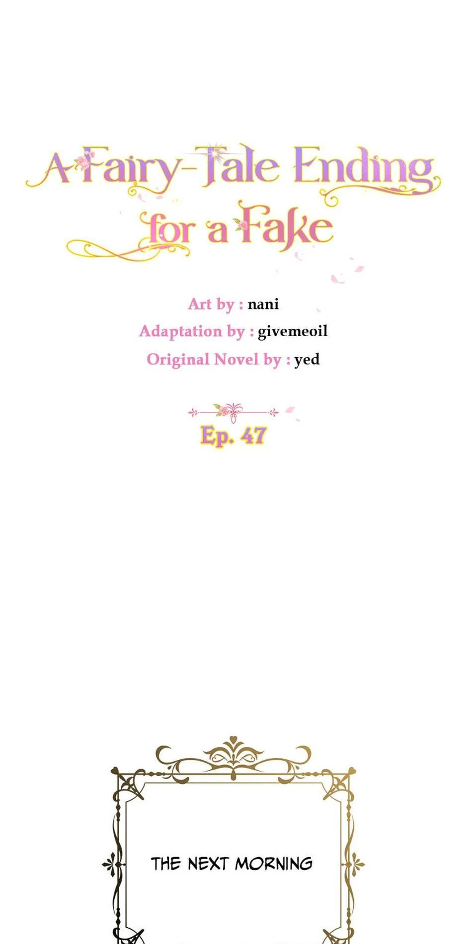 A Fairy-Tale Ending for a Fake Chapter 47 - page 22