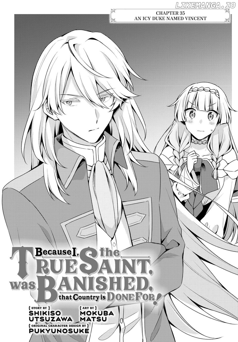 Because I, the True Saint, was Banished, that Country is Done For! [Official] Chapter 35 - page 1