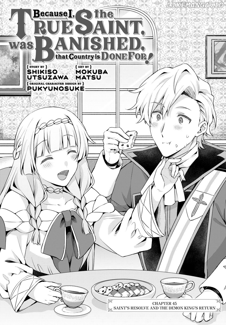 Because I, the True Saint, was Banished, that Country is Done For! [Official] Chapter 45 - page 1