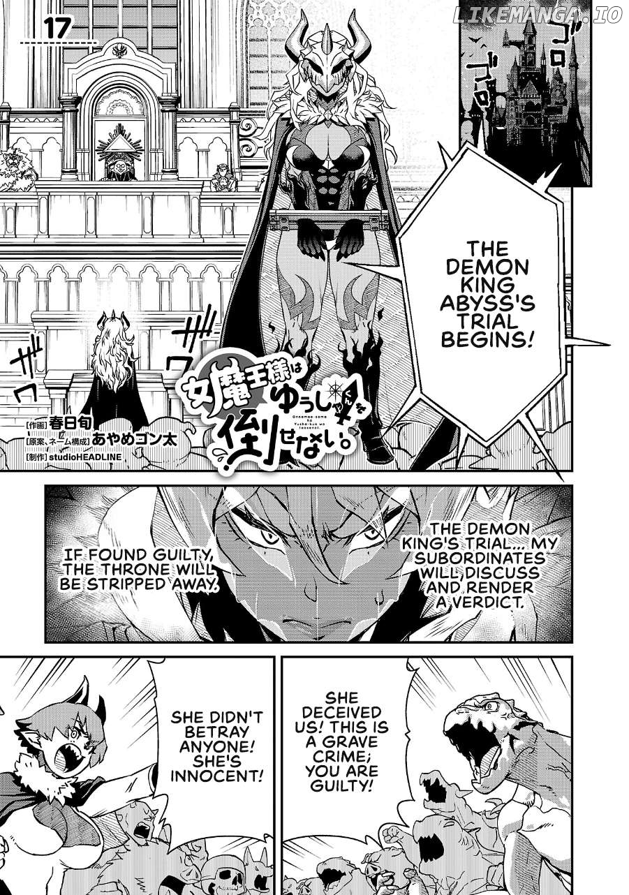 Onnamaou-Sama Wa Yuusha-Kun O Taosenai. Chapter 17 - page 1