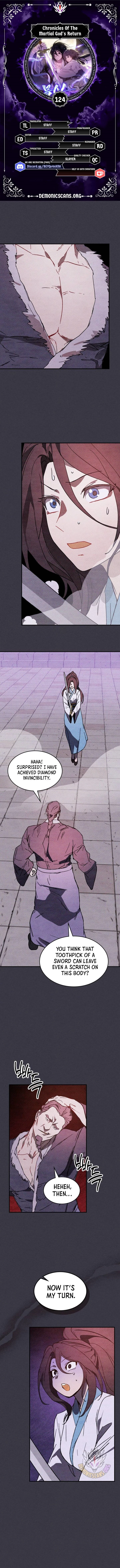 Chronicles Of The Martial God’s Return Chapter 124 - page 1
