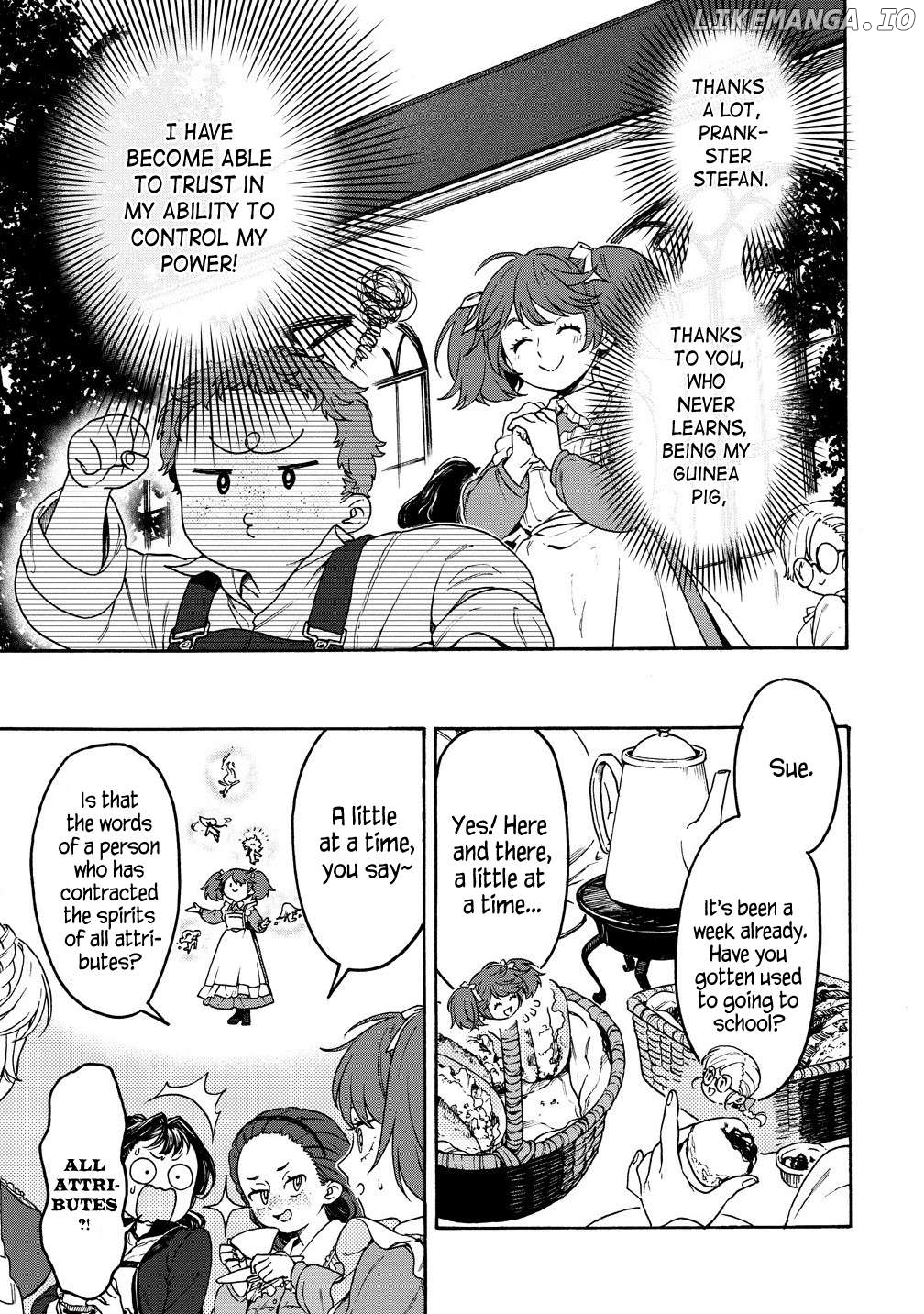 Onna Chara de Isekai Ten'i shite Cheatppoi kedo Zako Chara na no de Medatazu Heiwa na Shomin wo Mezashimasu! Chapter 7.1 - page 5