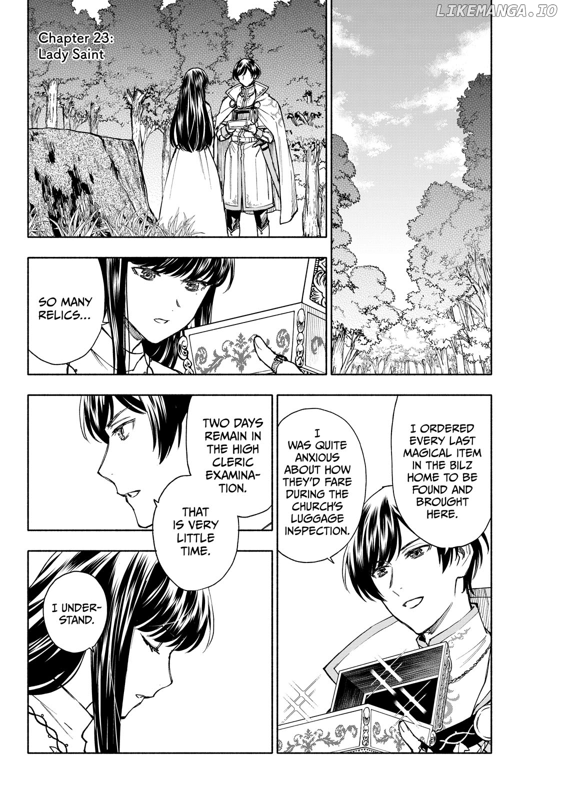Seijo ni Uso wa Tsuujinai Chapter 23.1 - page 1