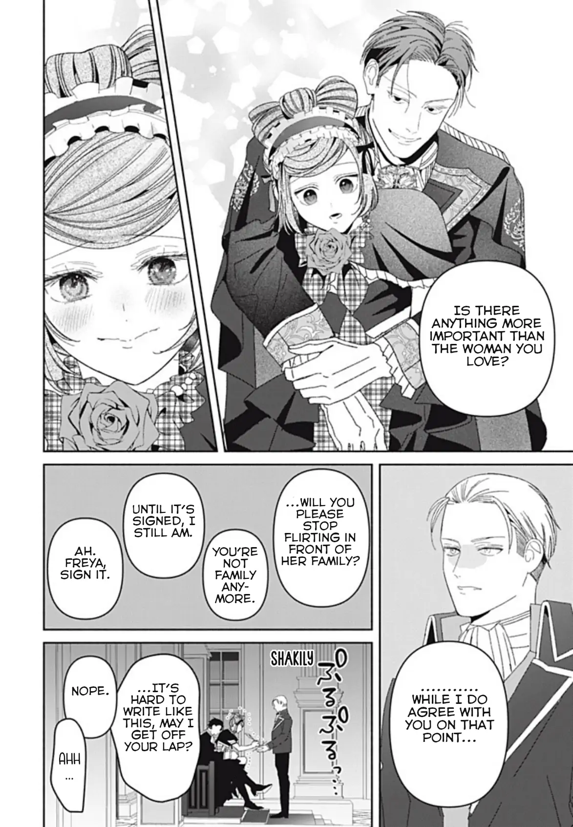 Moto Konyakusha kara Nigeru tame Kyūketsu Hakushaku ni Koibito no Furi wo Onegai Shitara, Naze ka Dekiai Mōdo ni Narimashita Chapter 18 - page 34