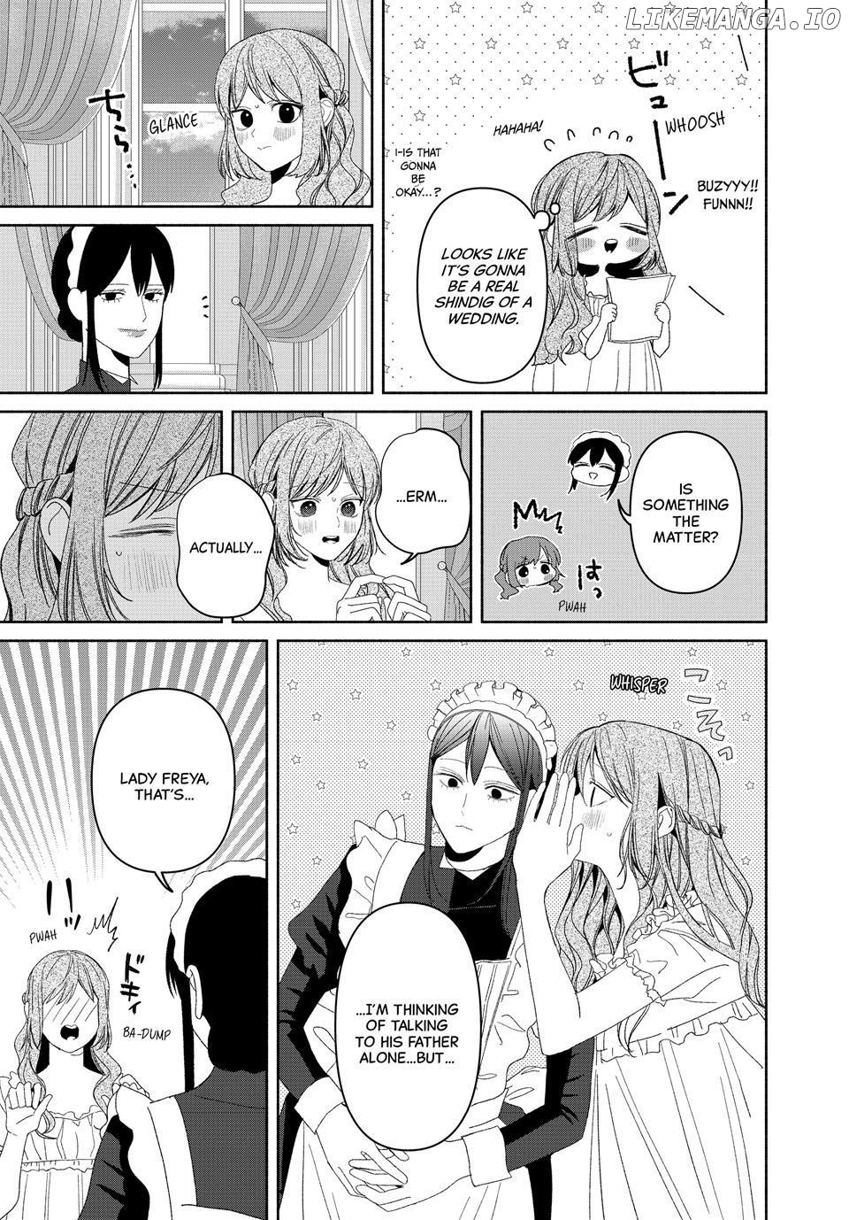 Moto Konyakusha kara Nigeru tame Kyūketsu Hakushaku ni Koibito no Furi wo Onegai Shitara, Naze ka Dekiai Mōdo ni Narimashita Chapter 19.1 - page 3