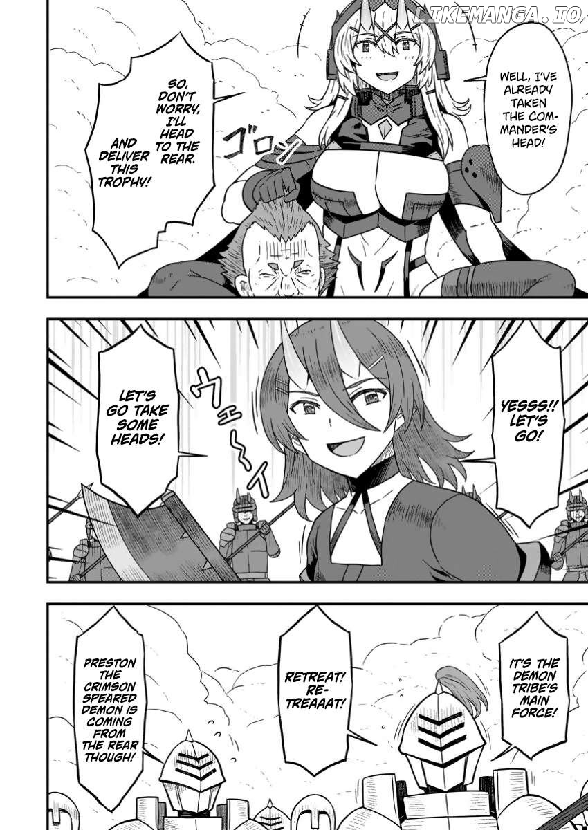 Isekai Saikyou no Yome desu ga, Yoru no Tatakai wa Ore no Hou ga Tsuyoi You desu ~Chiryaku o Ikashite Nariagaru Harem Senki~ Chapter 17 - page 22