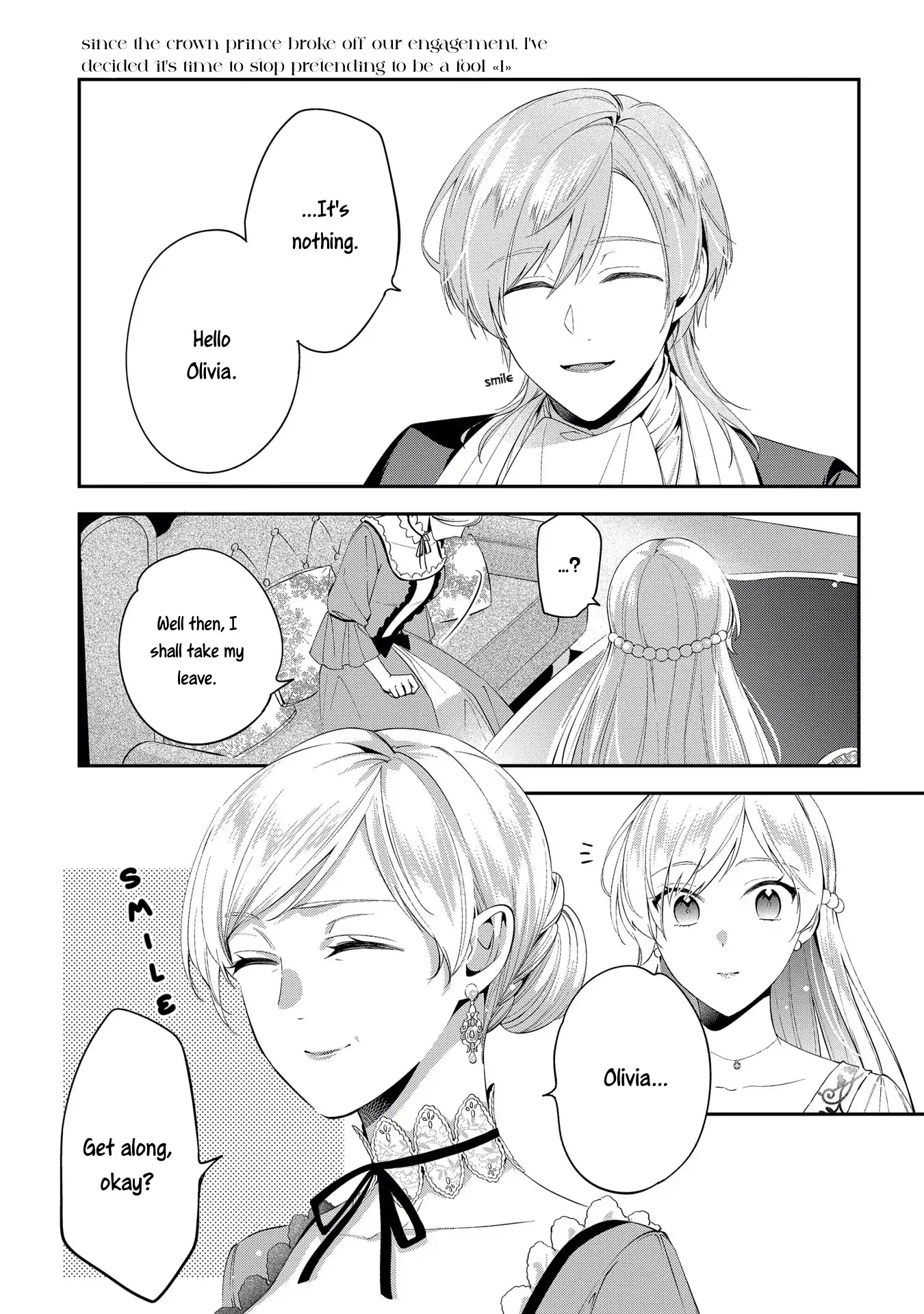 My Engagement With The Prince Was Cancelled So I Will Stop Pretending To Be a Fool Chapter 3 - page 7