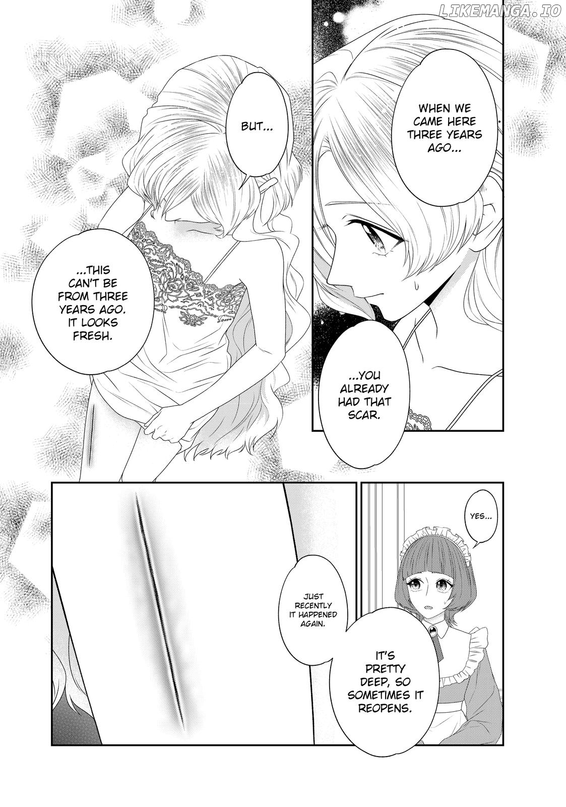 10-nenkan Karada wo Nottorare Akujo ni natte Ita Watashi ni, Nidoto Kao wo Miseru na to Konyaku Haki shite Kita Kishi-sama ga Kyou mo Sugatte kuru Chapter 21.1 - page 6