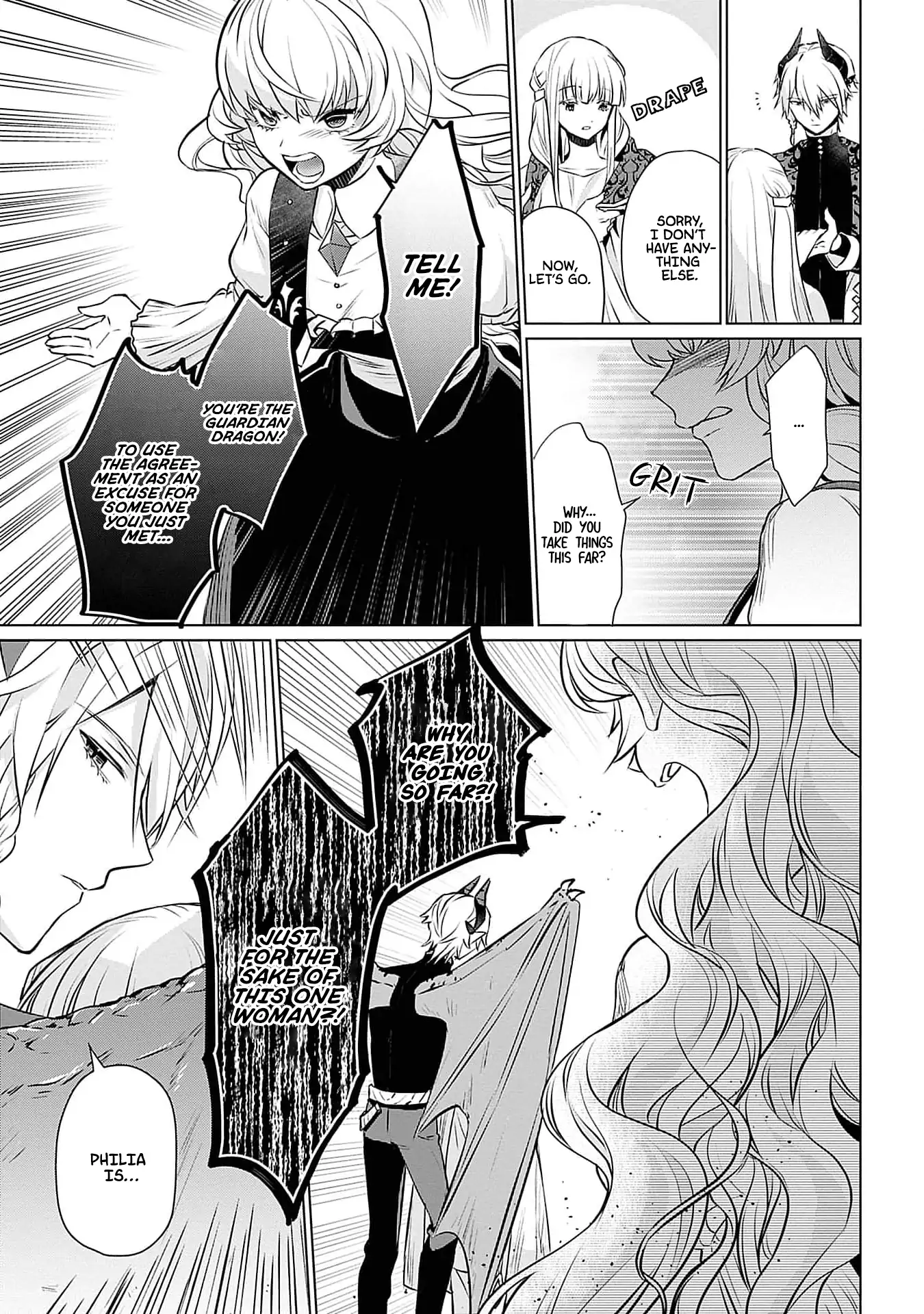 Azamukare Seijo to Shugoryuu no Konyaku Chapter 5 - page 28