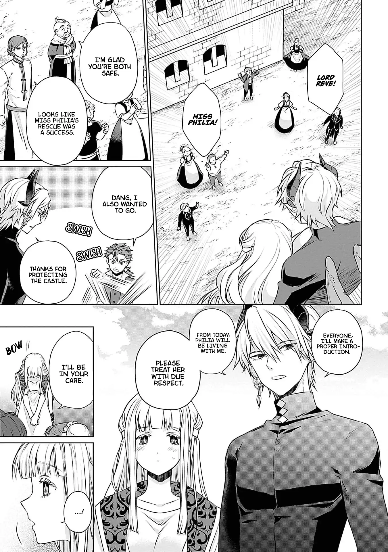 Azamukare Seijo to Shugoryuu no Konyaku Chapter 5 - page 36