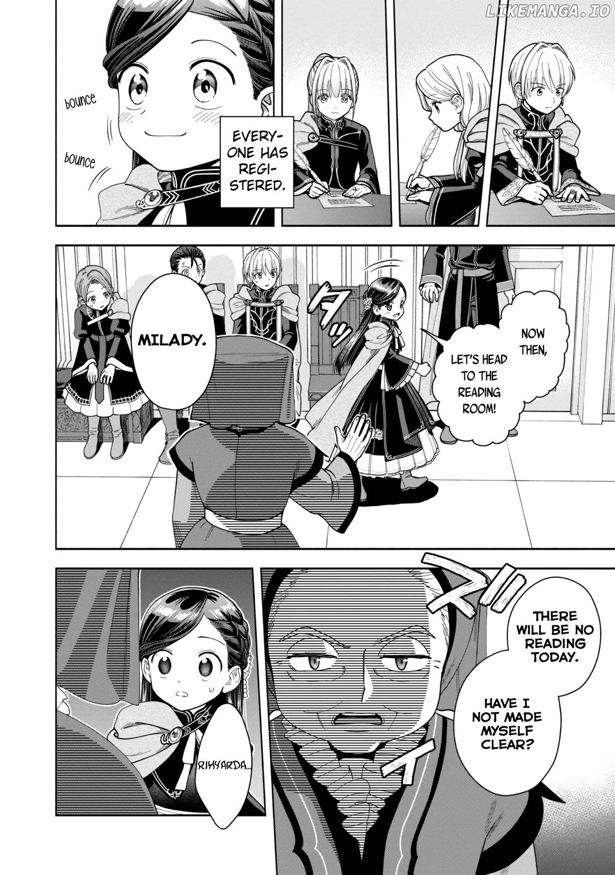 Honzuki No Gekokujou ~Shisho Ni Naru Tame Ni Wa Shudan Wo Erandeiraremasen~ Dai 4-Bu 「 Kizokuin No Toshokan Wo Sukuitai!」 Chapter 11 - page 21