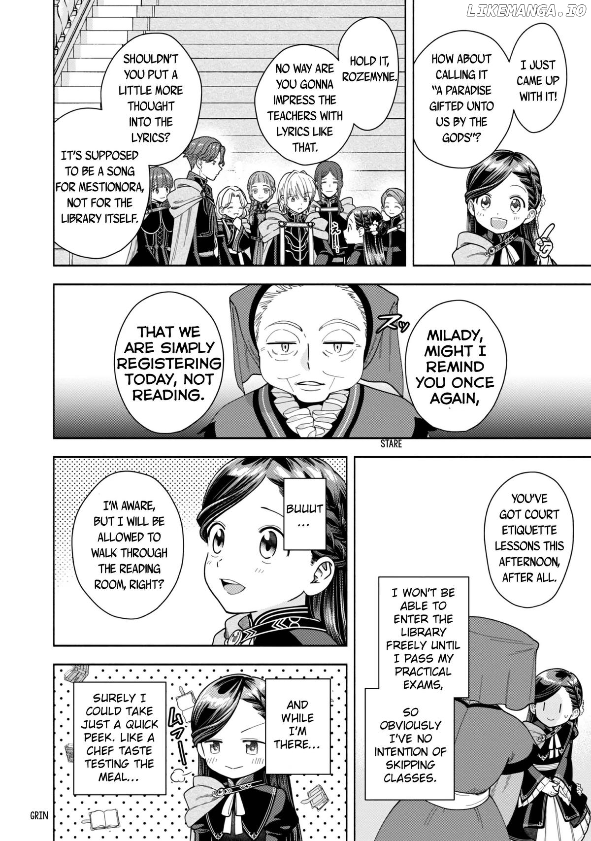 Honzuki No Gekokujou ~Shisho Ni Naru Tame Ni Wa Shudan Wo Erandeiraremasen~ Dai 4-Bu 「 Kizokuin No Toshokan Wo Sukuitai!」 Chapter 11 - page 7