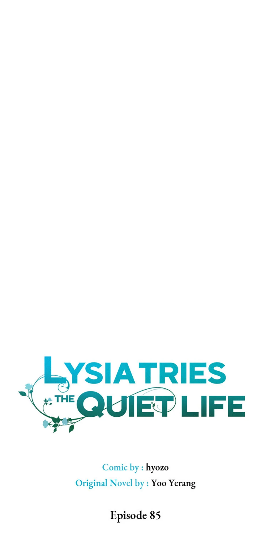 Lysia Tries The Quiet Life Chapter 85 - page 1