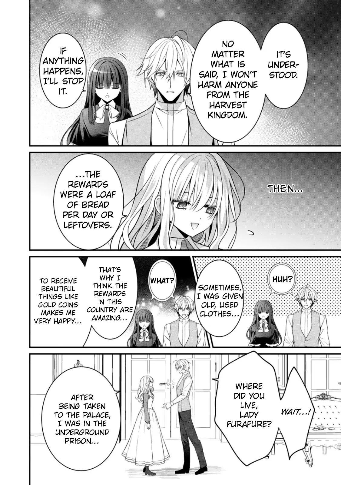 Tsuihou Seijo no Doronko Nouen Seikatsu: Itsunomanika Ringoku wo Sukutte Shimaimashita Chapter 5.3 - page 3