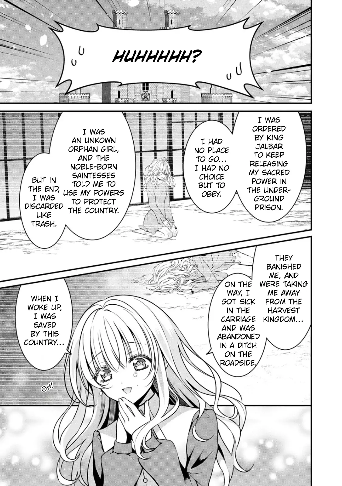 Tsuihou Seijo no Doronko Nouen Seikatsu: Itsunomanika Ringoku wo Sukutte Shimaimashita Chapter 5.3 - page 4