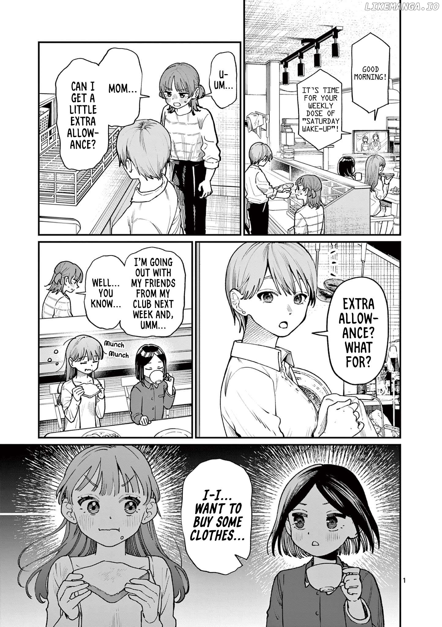 The Blue Love at the Wakaba Household Chapter 11 - page 1